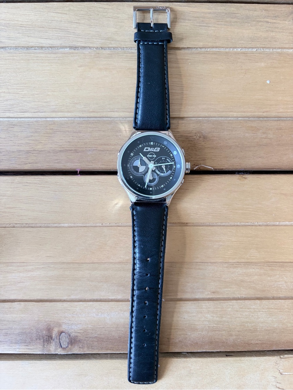 D&G Sport Pro Leather Strap Men's Watch